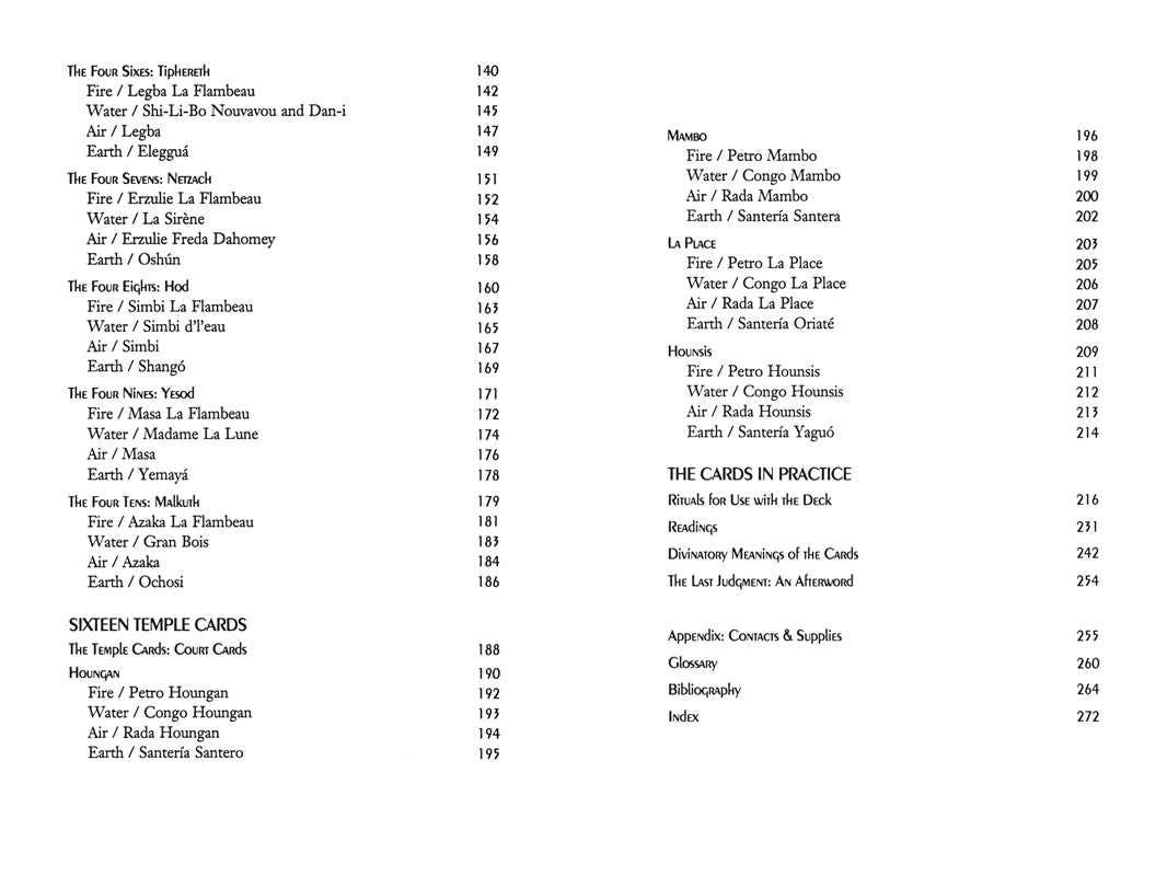 New Orleans Voodoo Tarot by Louis Martinié: Flashcards; 288 pages / English