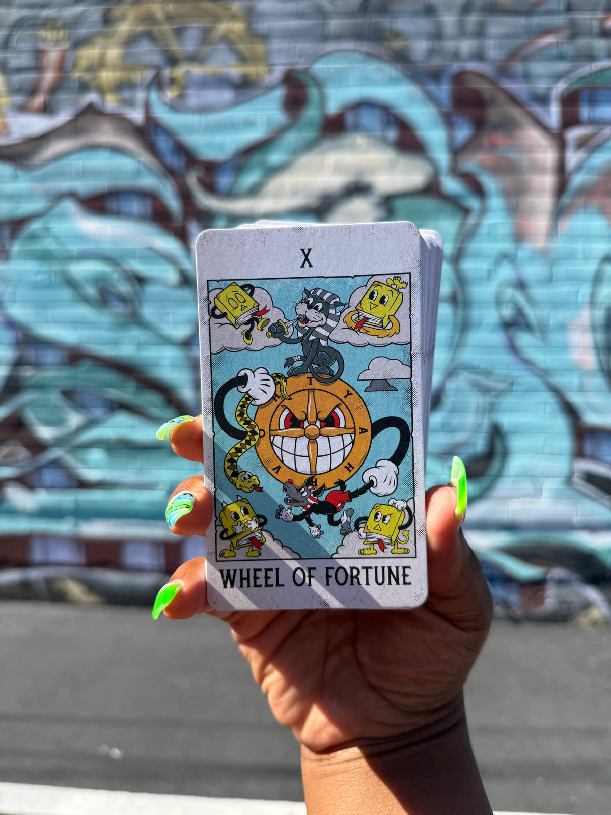 Mystical Medleys: A Vintage Cartoon Tarot Deck