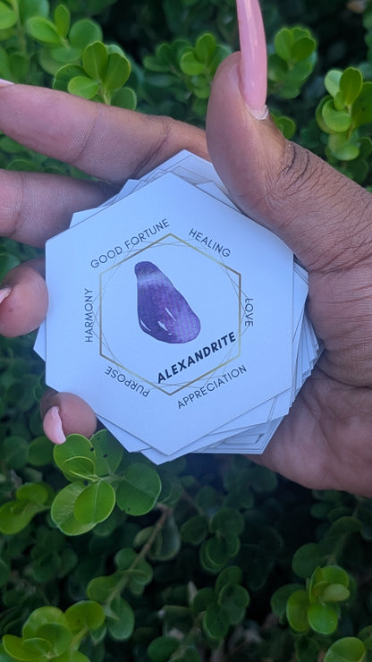 Rock Steady: Crystal Flash Cards