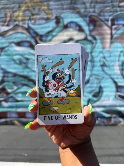 Mystical Medleys: A Vintage Cartoon Tarot Deck