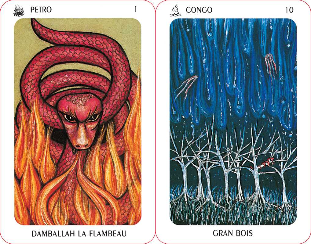 New Orleans Voodoo Tarot by Louis Martinié: Flashcards; 288 pages / English